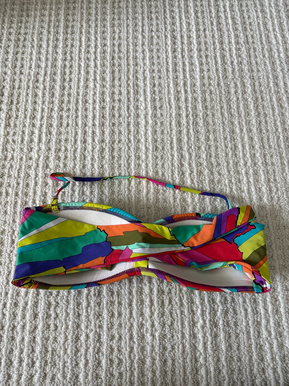 Trina Turk - Multicolor Bandeau Bikini Top - Picture 3 of 4